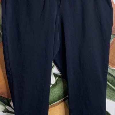 Livi Active Size 18/20 Black Pull on Cropped Leggings Cotton Blend